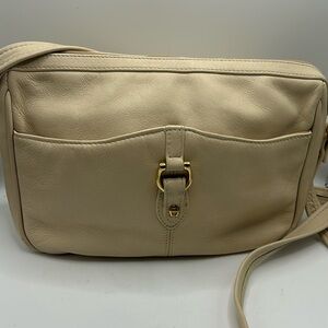 Etienne Aigner Off White Crossbody Bag